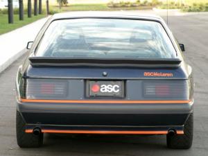 ASC McLaren Mercury Capri Coupe 1984 года 